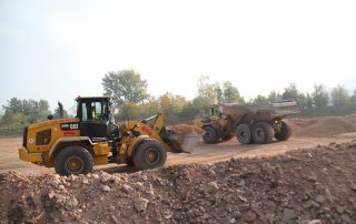 RADLADER CAT 938 M in Arbeit