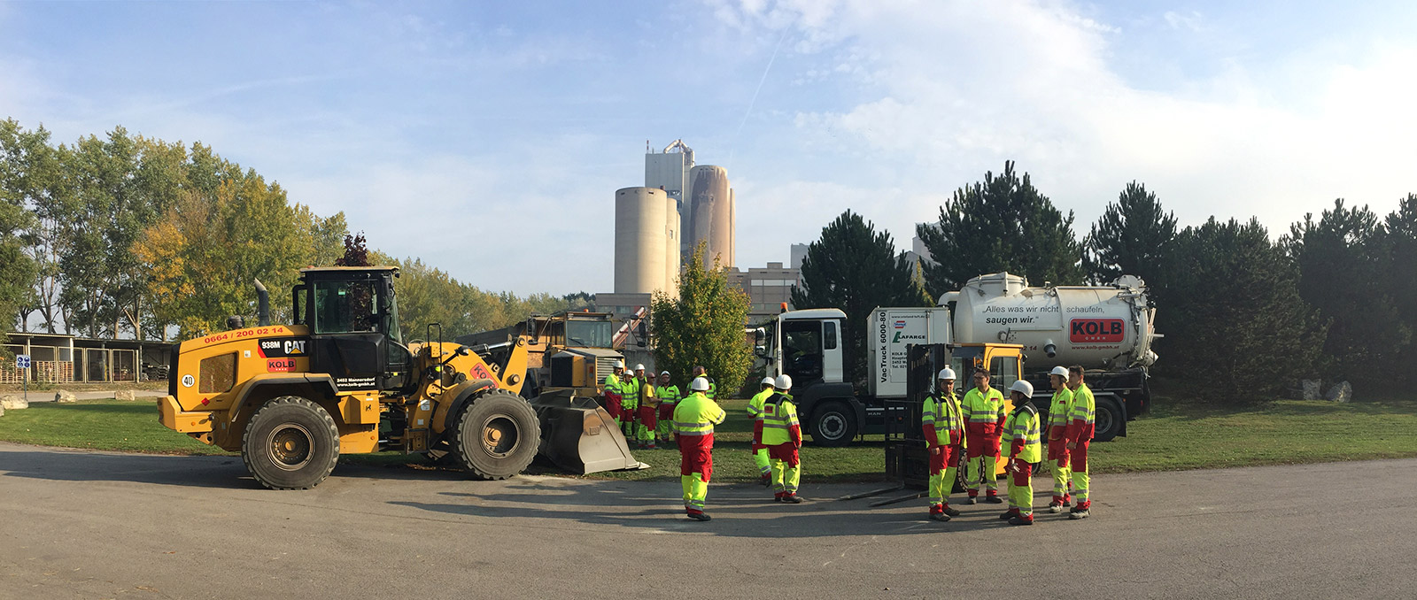 Kolb Panorama Erdarbeiten, industrielle und gewerbliche Reinigung Arbeiter