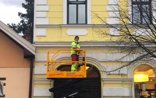 Kolb Scherenbühne im Einsatz